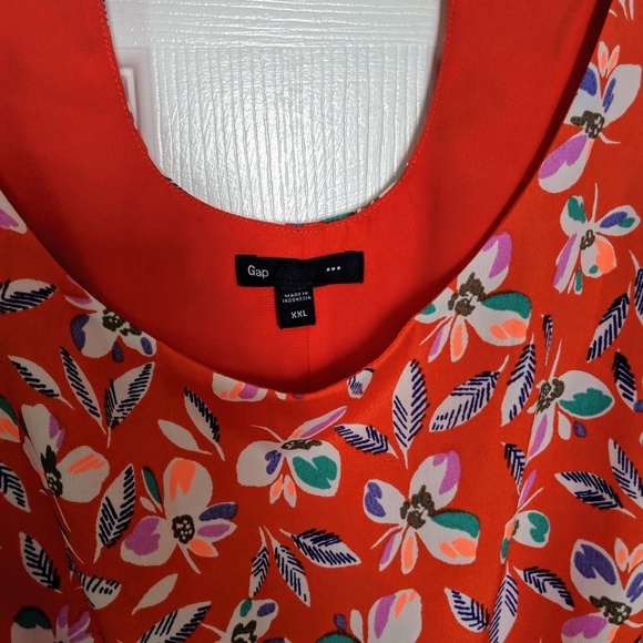 Gap Keyhole Back Dress with Waist Tie - Picture 3 of 5